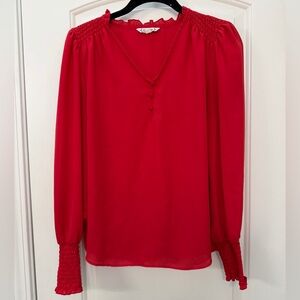 Nanette Lepore Red Blouse – Women’s Size Medium